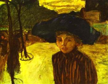 皮耶 勃納爾 Woman in a Blue Hat 皮耶 勃納爾 Woman in a Blue Hat